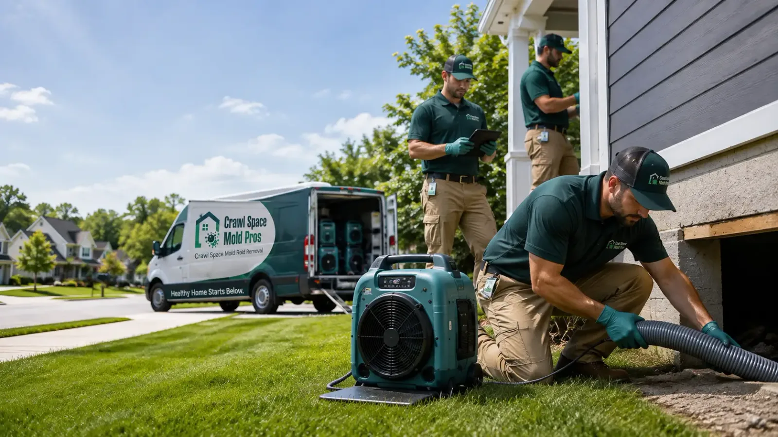 Crawl Space Mold Removal in Petersham, MA